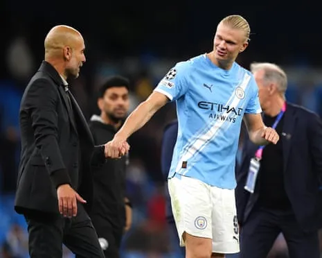 Erling Haaland Becomes Part of Exclusive Champions League Half-Century Club, Hailed by Guardiola as Ronaldo and Lionel Messi's Fellow Monster