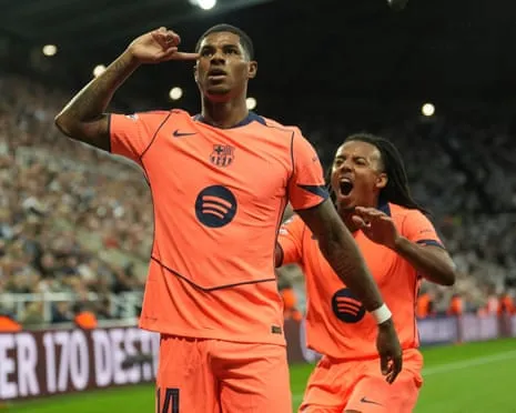 Forward spoils the Magpies' important occasion and declares: ‘I’m improving at Barça’