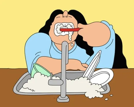 Should My Roommate Avoid Cleaning Her Teeth at the Kitchen Basin?
